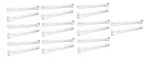 Corredera Riel Blanco 25 Cm, Sbp, Self-closing, 5par