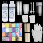 Resina Epóxica Kit Iniciación Mica 55pcs 1.1 408ml - Imagen 2