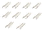 Corredera Riel Blanco 25 Cm, Sbp, Self-closing, 10pares