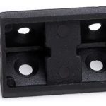 Soporte Escuadra Triangular Doble Plástica Para Mueble 100u