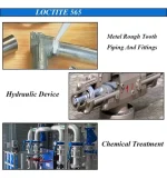 Loctite 565 Teflon Liquido 50ml Cañerias Uso Profecional - Imagen 2