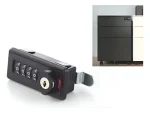 Cerradura Con Clave Cero Automático Y Llave Maestra Lockers