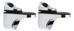 Soporte Repisa Vidrio De 3 A 20mm Cromado Brillan 2 Unidades - Imagen 4