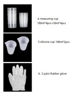 Resina Epóxica Kit Iniciación Mica 55pcs 1.1 408ml - Imagen 5
