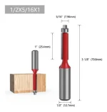 Fresa Madera Recta Copiadora Vástago 1/2x5/16x1. 1pcs - Imagen 2