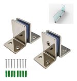 Soporte División Separador Para Vidrio Panel T 2pcs Inox.304