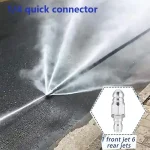 Boquilla Hidro Lavadora Lavado Alcantarilla Y Tuberías 6sdas - Imagen 4