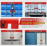 Candado Para Contenedores Ajustable Con Llave - Imagen 2