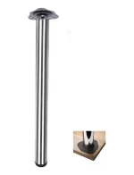 Patas Mueble Mesa Escritorio 1un 72cm Cromada.. - Imagen 6