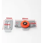 Kit Corredera Closet Counter Alto Trafico 2p Guia Sup Regul - Imagen 2