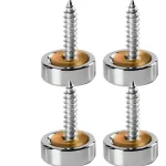 Tapa Tornillo Inoxidable Embellecedor 4un 22mm