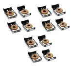 Clips Espejo Muro Soporte Percha Colgador Con Resorte 12un