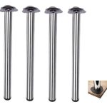 Patas Mueble Mesa Escritorio 4un 72cm Cromadas