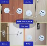 Candado Autoadhesivo Con Clave Muebles Electrodomésticos - Imagen 3