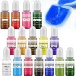 Pigmento Para Resina Uv Metalico Perlado Epóxica 16 Colores - Imagen 4