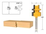 Fresa Madera Ensamble Machimbrado Vástago 1/4 X 1,1/4 - Imagen 2