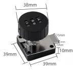 Cerradura Mueble Cajon Puerta Con Clave Hasta 20mm Espesor 1 - Imagen 10