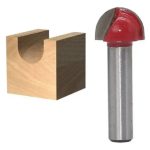 Fresa Madera Media Caña Vástago 1/4 X 5/16 1pcs