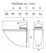 Soporte Repisa Para Vidrio O Madera 3 A 20mm 2u Tucano - Imagen 2
