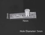 4pcs Bisagra Puerta Pivote Oculta Giratoria Inox - Imagen 2