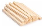 Madera De Balsa Palitos 150 X 10 X 10 Mm 10un