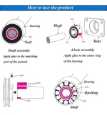 Loctite 620 Fija Ejes Verde 50ml Viscosidad (mpa) S) : 8000 - Imagen 3