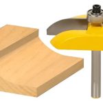 Fresa Madera Moldura Zócalo Espigadora Vástago 1/4