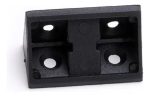 Soporte Escuadra Triangular Doble Plástica Para Mueble 50u