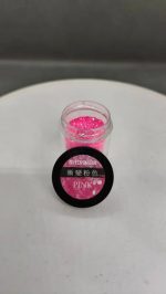 Glitter Rosado Para Resina Uñas Llaveros Aros Brillante - Imagen 4
