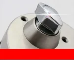 Cerradura Puerta Vidrio De 8 A 12mm Llave Pestillo Muro Cdo - Imagen 4