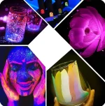 Pigmento Polvo Resina Uv 12+3 Glitter Fluorescente 20g C/u - Imagen 5