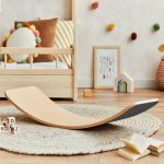 Tabla De Equilibrio Montessori Para Niños Color Marrón Claro - Imagen 3