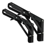 Bisagras Escuadra Soporte Estante Repisa Plegable 35cm 1par