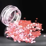 Glitter Para Resina Uv 14 Estrellas Holográfica Aros Llavero - Imagen 3
