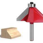 Fresa Madera Copiadora Angulo 45° Toma 1/4x1° Con Chaflán