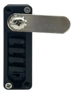 Cerradura Mueble Lockers Casilleros Con Clave Y Llave Maest. - Imagen 2