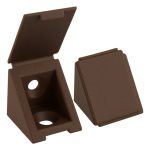 Soporte Escuadra Triangular Plastica Pack 100u