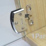 Bisagra Para Puerta Vidrio 5 - 8mm 1 Par Muebles - Imagen 5
