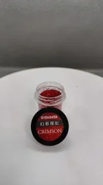 Glitter Carmesí Para Resina Uñas Llaveros Aros Pigmento