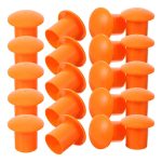 Protector Plastico Para Punta De Fierro De 20 A 36mm 10pcs