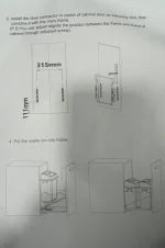 Basurero Para Puerta Cocina Doble 28lt Con Tapa 1pc - Imagen 3