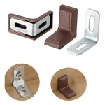 Escuadra Metalica Para Muebles Ocultar Perno,tornillo 8pcs