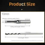 Broca Para Agujeros Cuadrados 4pcs Hss 10, 11, 12 Y 12.5mm - Imagen 3