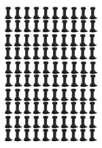 Pata Regulable Mueble Cocina 100 Pcs De 10-12cm Para Zócalo