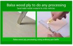 Madera De Balsa 500mm X80mm X3mm - Imagen 3