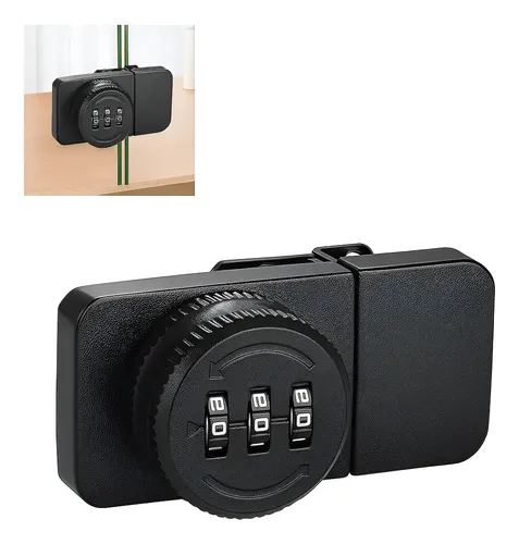 D_733719-MLC96510385729_102025-O.webp Cerradura Vidrio A Vidrio De 5 A 8mm Con Clave Negra - Imagen 1