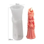 Molde Silicona Velas Y Jabón Cadáver De Novia - Imagen 2