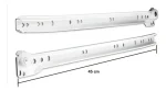 Corredera Riel Blanco 45 Cm, Sbp, Self-closing, 1 Par - Imagen 2