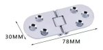 Bisagra Para Puerta Mueble Armario Plegable 180° 4 Unidades - Imagen 2