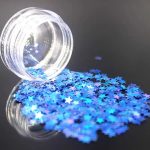 Glitter Para Resina Uv 14 Estrellas Holográfica Aros Llavero - Imagen 6